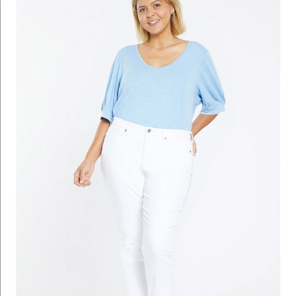 NWT NYDJ Straight Cuffed Jean 22W - Picture 2 of 10